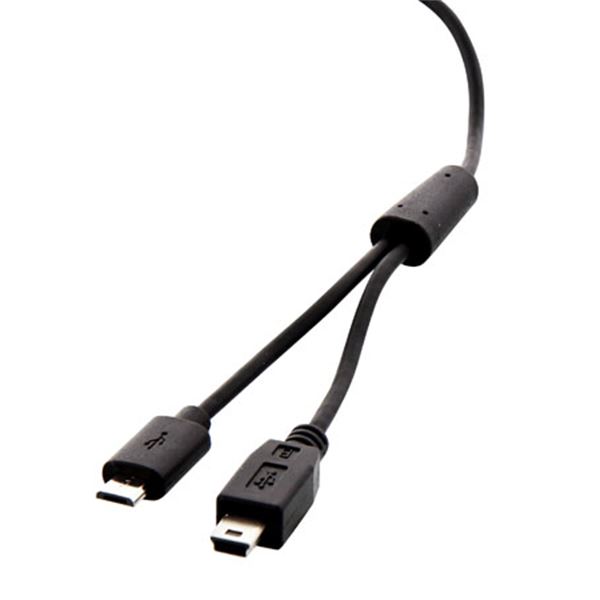 Câble de recharge 2en1 micro USB + mini USB T'nB