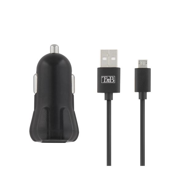 Chargeur voiture induction + câble micro USB T'nB