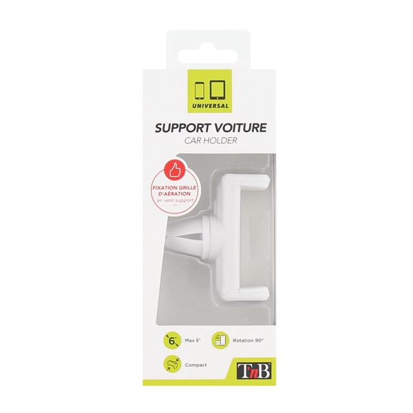 SUPPORT GRILLE D'AÉRATION COMPACT BLANC T'NB