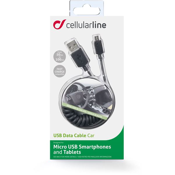 Câble de recharge USB / Micro USB Cellular Line