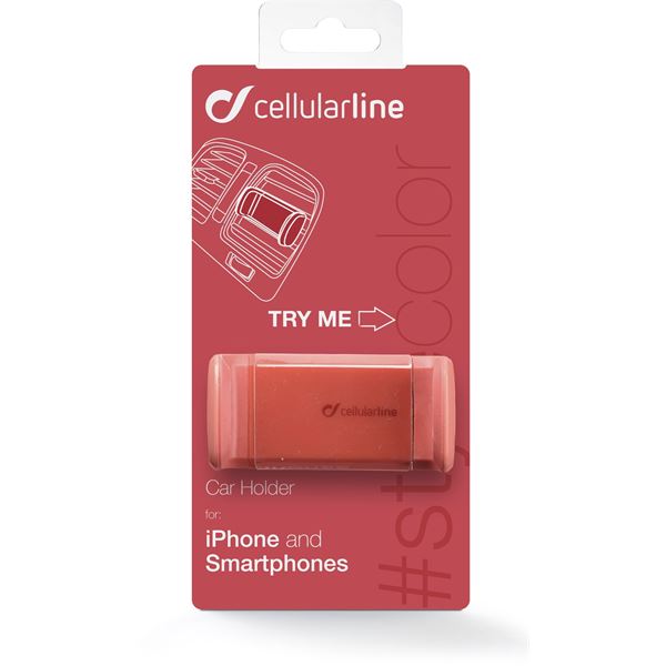 Support pince rose sur grille d'aération Cellular Line