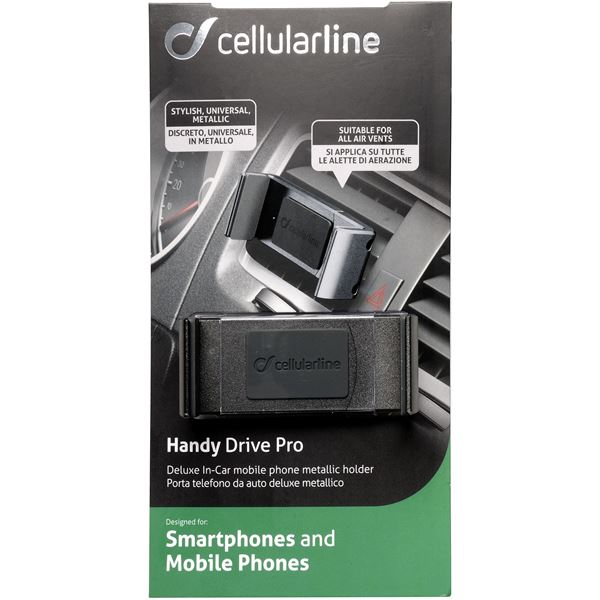 Support pince alu sur grille d'aération Cellular Line