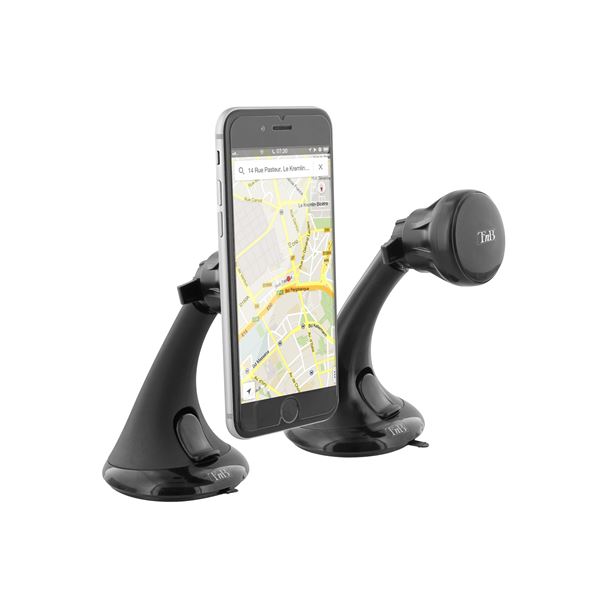 Support "push" universel  sur pare-brise / tableau de bord T'nB