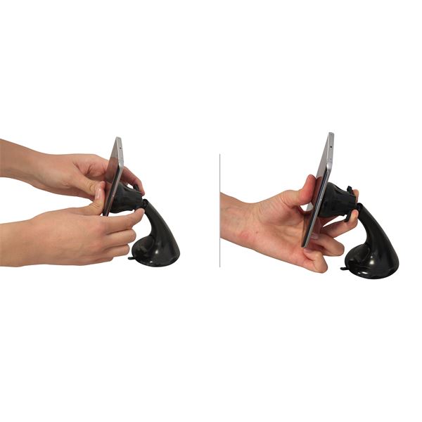 Support "push" universel  sur pare-brise / tableau de bord T'nB