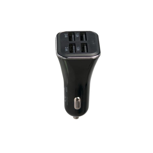 Chargeur allume cigare 4 entrées USB 6,8A Muvit
