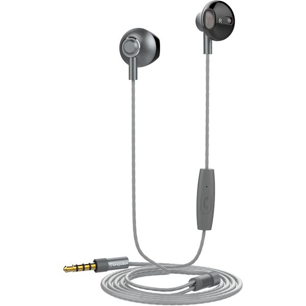 Ecouteurs intra-auriculaire premium gris anthracite 3,5 mm Muvit