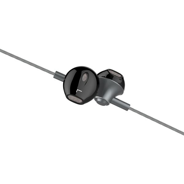 Ecouteurs intra-auriculaire premium gris anthracite 3,5 mm Muvit