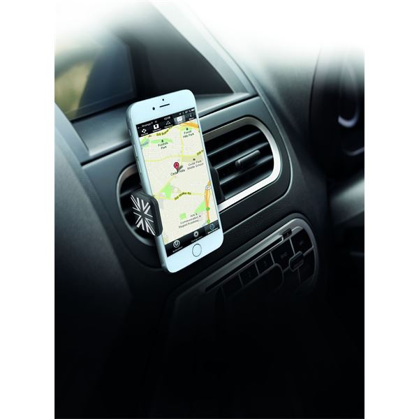 Support grille aération universel T'nB - Noir avec drapeau UK - UHOLDSMARTK