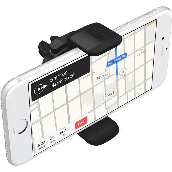 Support pince Téléphone sur grille d'aération Kenu Airframe Pro