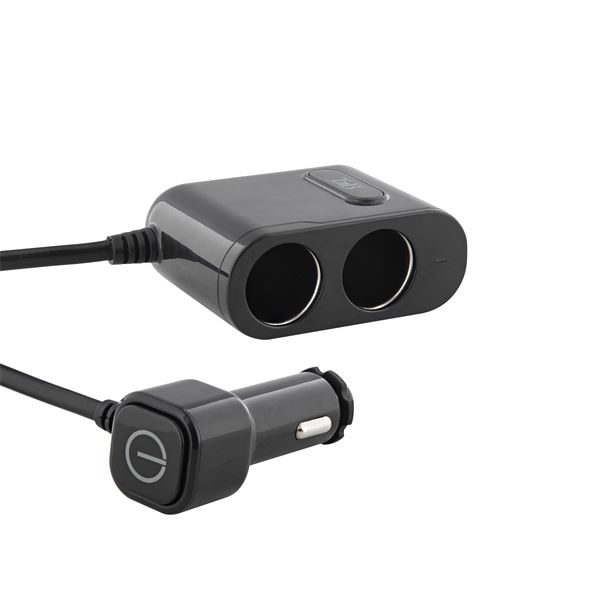 Chargeur double allume-cigare 4 en 1  + 2 USB T'nB