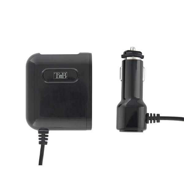 Chargeur double allume-cigare 4 en 1  + 2 USB T'nB