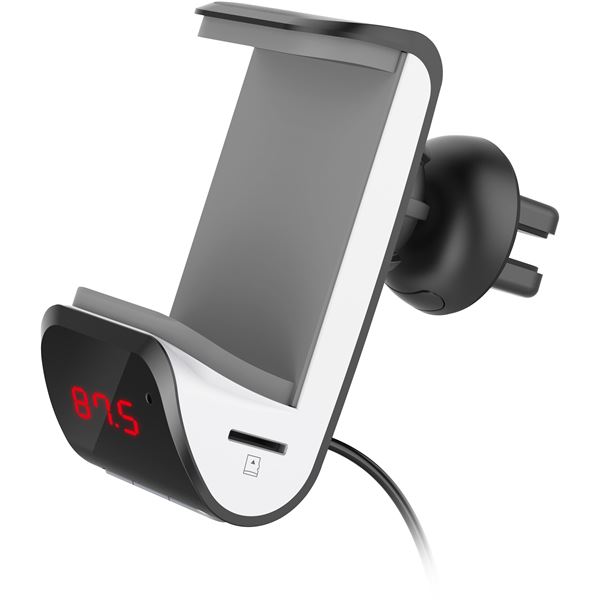 Support smartphone et Transmetteur FM Bluetooth - 3 en 1 RDI