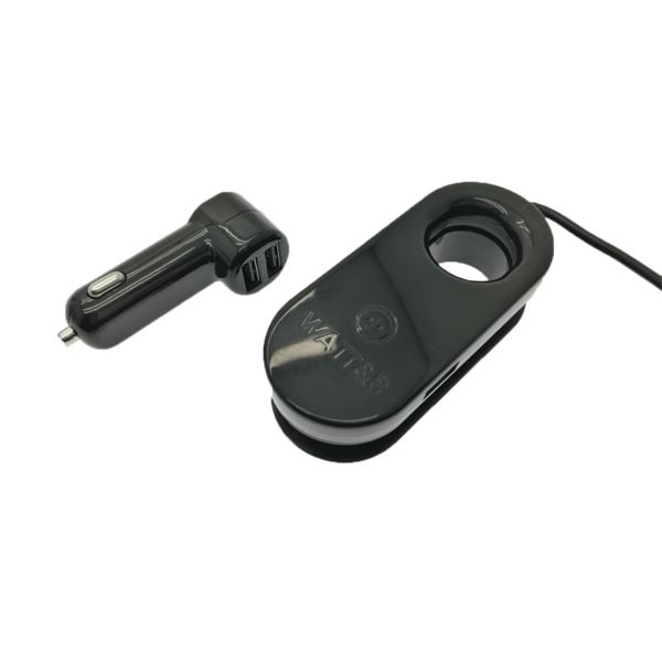 Chargeur allume cigare 2 entrées USB 4,8A + Hub 2 USB 4,8A Watt&Co