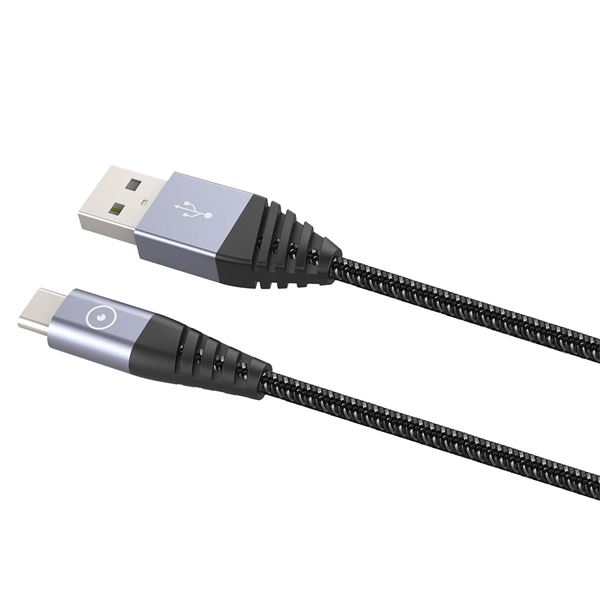 CABLE USB-C 1,2m GRIS MUVIT