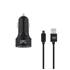 Chargeur Allume cigare QC3.0 + Câble Micro USB - Coloris Noir - T'nB