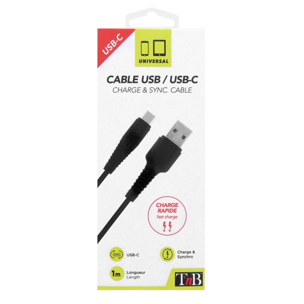 Câble USB/USB-C 1M T'nB