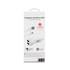 Chargeur voiture lightning 3.4A 2 USB + câble USB/Lightning 1m - coloris blanc - T'nB