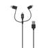 Câble 3 en 1 Micro USB + USB-C +MFI T'nB
