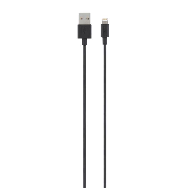 Câble USB/Lightning 2m - coloris noir - T'nb