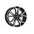 Jante aluminium Dezent 20 pouces Noir Face Miroir Fuji Dark