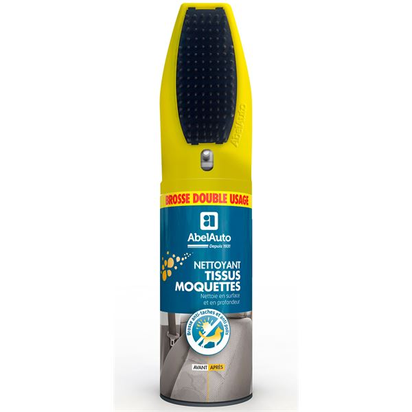Nettoyant tissus et moquettes avec brosse ABEL 400ML
