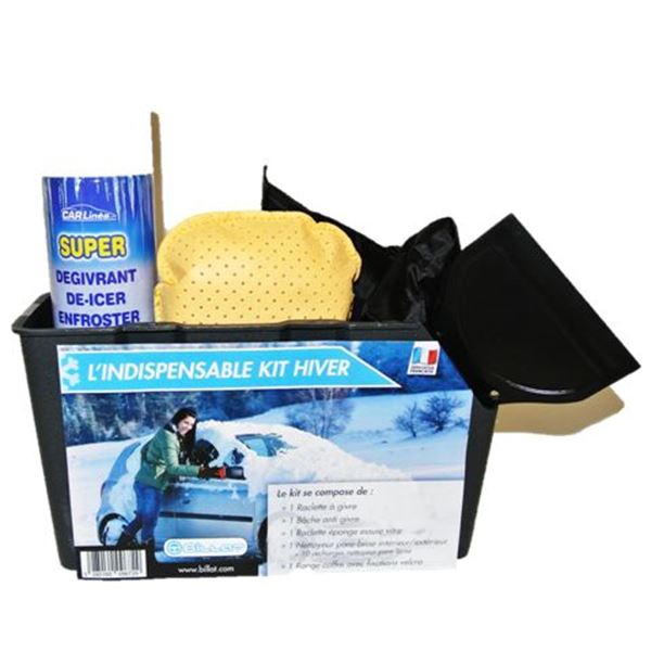 Kit d'entretien auto hiver 3 accessoires