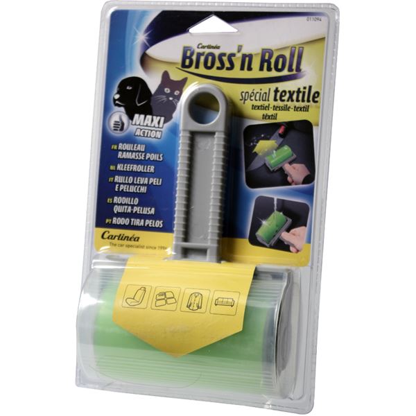 Brosse Bross N'Roll spéciale textile Carlinéa