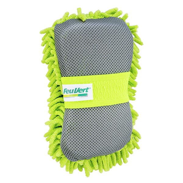 Eponge microfibre lavage & démoustiquante FEU VERT