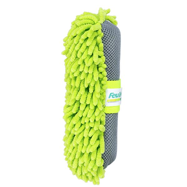 Eponge microfibre lavage & démoustiquante FEU VERT