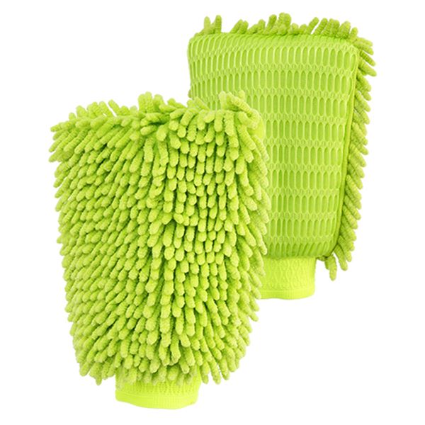 Gant de lavage microfibre haute performance FEU VERT