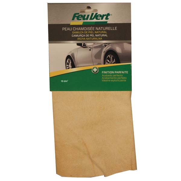 Peau de chamois Feu Vert 31 x 42 cm (M)