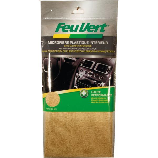 Microfibre plastique intérieur 40x30 cm Feu Vert