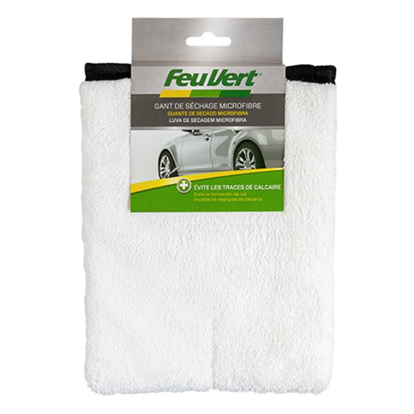 GANT DE SECHAGE MICROFIBRE FEU VERT