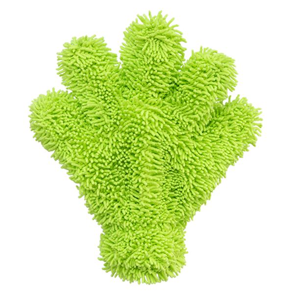 Main de lavage microfibre FEU VERT