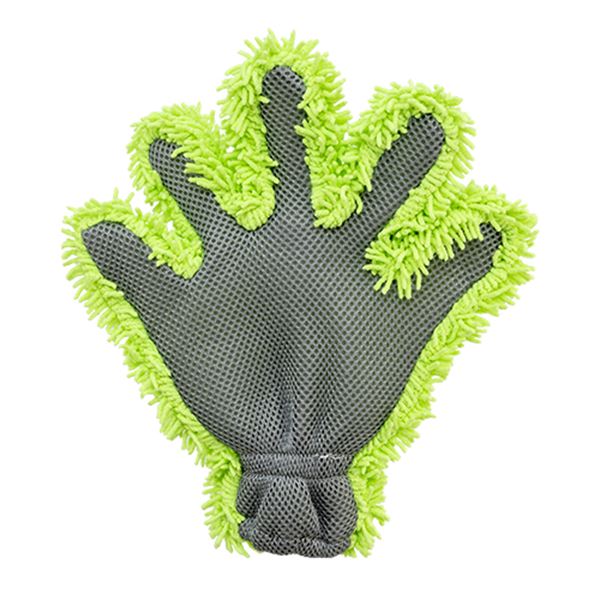 Main de lavage microfibre FEU VERT