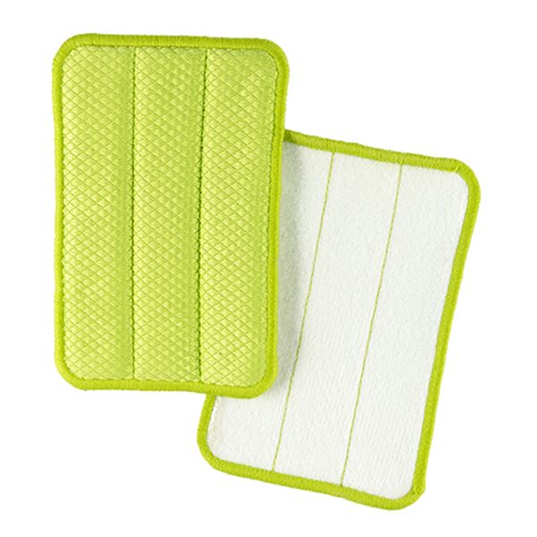 2 Tampons microfibre nettoyage pare-brise FEU VERT