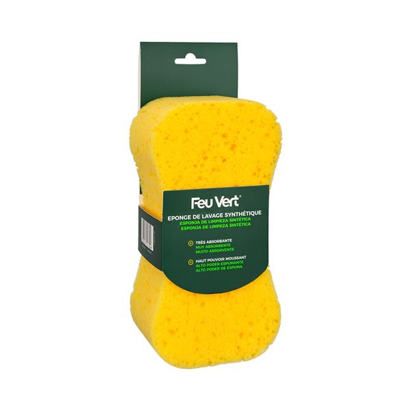 Eponge de lavage synthétique FEU VERT