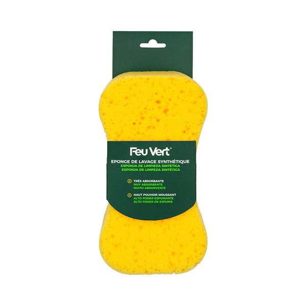 Eponge de lavage synthétique FEU VERT