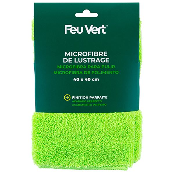 Microfibre de lustrage FEU VERT