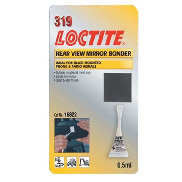 Colle spéciale rétroviseurs sur pare-brise 319 LOCTITE 0,5ml