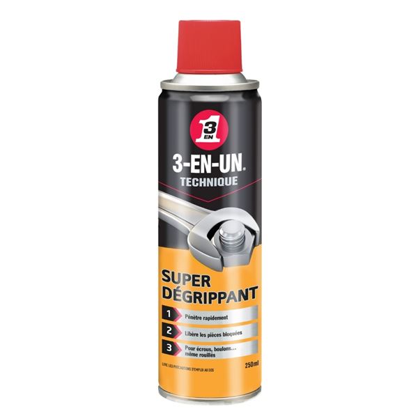 Super Dégrippant 3-EN-UN Technique aérosol 250 ml