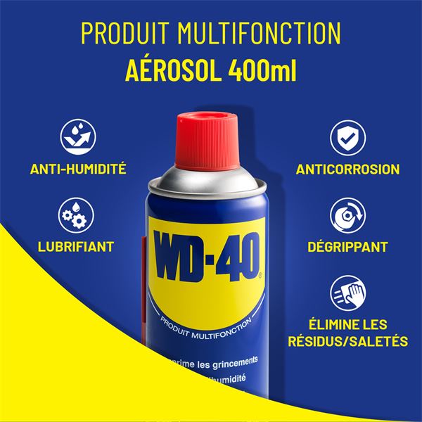 Produit Multifonction WD-40 aérosol 400 ml