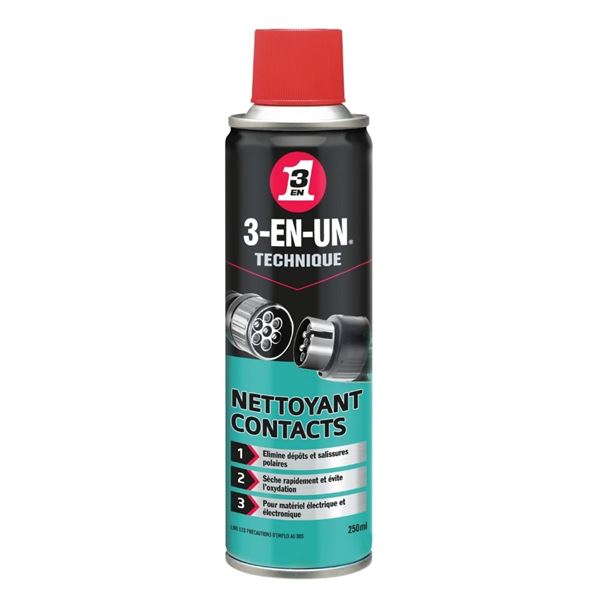Nettoyant Contacts 3-EN-UN TECHNIQUE aérosol 250 ml