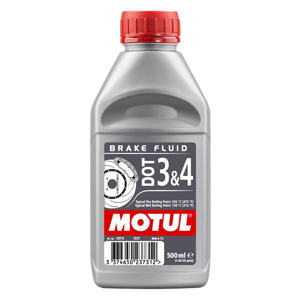 Liquide de frein DOT3 - DOT4 MOTUL 500ml