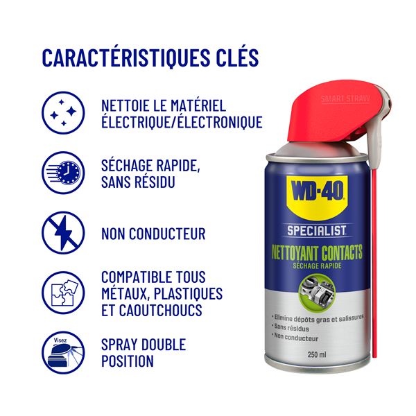 NETTOYANT CONTACT 250ML WD-40 SPECIALIST
