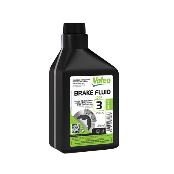 Liquide de frein Dot 3 Valeo 450 ml