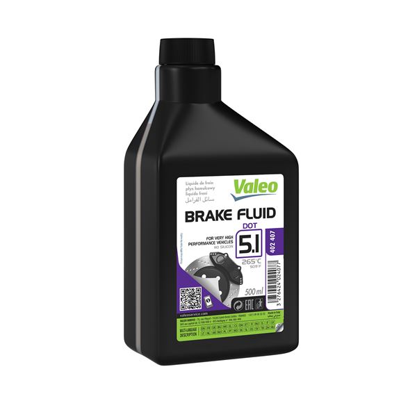 Liquide de frein Dot 5.1 Valeo 500 ml