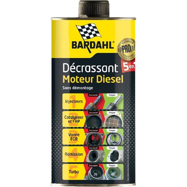 Décrassant moteur 5 en 1 Diesel Bardahl 1 L