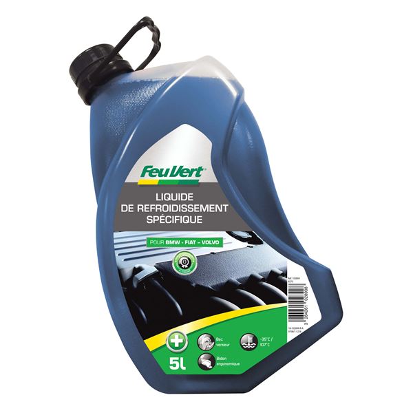 Liquide de refroidissement pour BMW / Fiat / Volvo -35° 5L Feu Vert