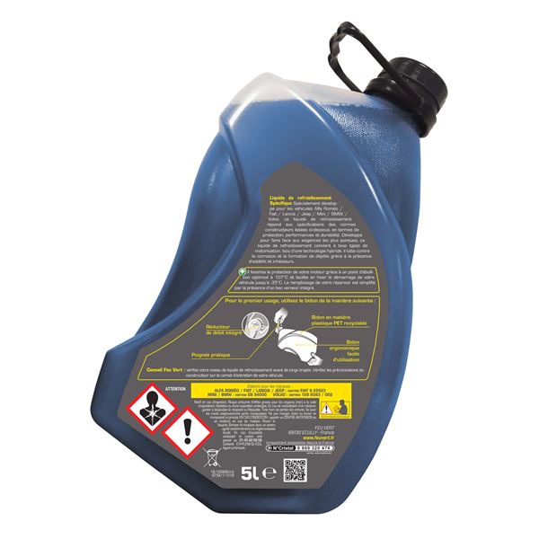 Liquide de refroidissement pour BMW / Fiat / Volvo -35° 5L Feu Vert